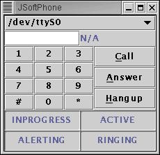 JSoftPhone running on Linux Redhat 7.1